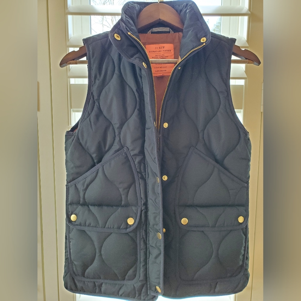 J.Crew Quilted excursion puffer vest